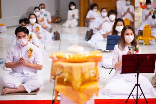 ภาพ No.38274:พิธีทอดกฐินบรมจักรพรรดิมหาสมบัติ ณ อนุสรณ์สถานมหาวิหารพระมงคลเทพมุนี