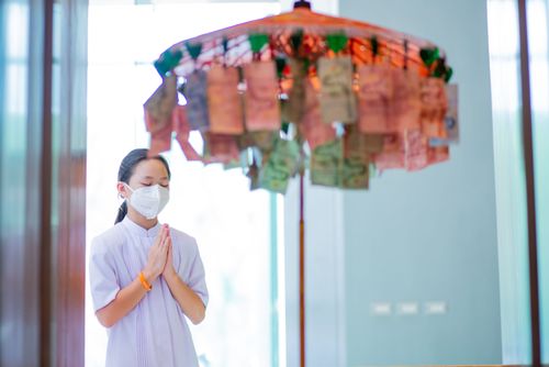 ภาพ No.38284:พิธีทอดกฐินบรมจักรพรรดิมหาสมบัติ ณ อนุสรณ์สถานมหาวิหารพระมงคลเทพมุนี