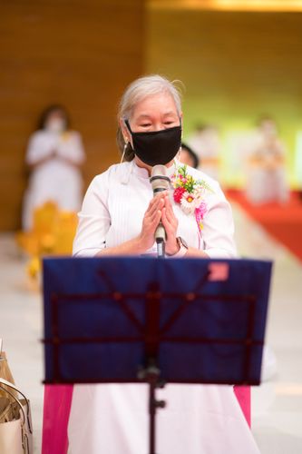 ภาพ No.38321:พิธีทอดกฐินบรมจักรพรรดิมหาสมบัติ ณ อนุสรณ์สถานมหาวิหารพระมงคลเทพมุนี