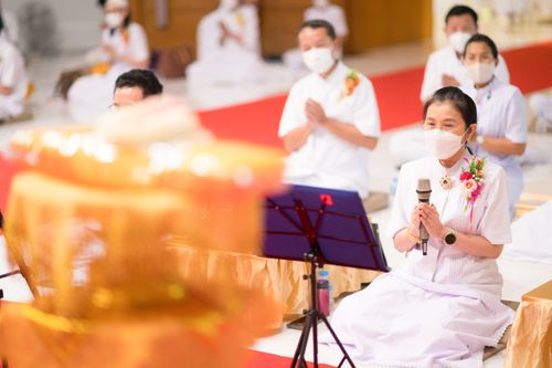 ภาพ No.38322:พิธีทอดกฐินบรมจักรพรรดิมหาสมบัติ ณ อนุสรณ์สถานมหาวิหารพระมงคลเทพมุนี