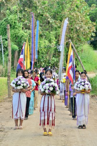 ภาพ No.39012:พิธีทอดกฐินเพื่อซื้อที่ดิน ศูนย์ฝึกอบรมเยาวชนสบเมย