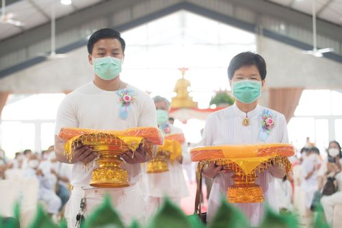 ภาพ No.38386:พิธีทอดกฐินบรมจักรพรรดิ  ณ ศูนย์อบรมเยาวชนคลองหลวง