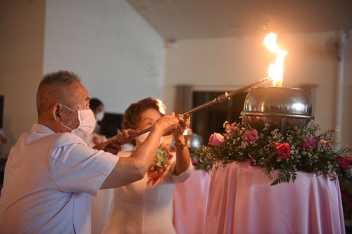 ภาพ No.39051:พิธีสมโภชน์องค์กฐินและจุดโคมประทีป ณ ศูนย์ปฏิบัติธรรมสระบุรี