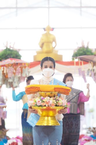 ภาพ No.38389:พิธีทอดกฐินบรมจักรพรรดิ  ณ ศูนย์อบรมเยาวชนคลองหลวง