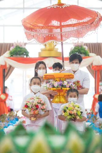 ภาพ No.38391:พิธีทอดกฐินบรมจักรพรรดิ  ณ ศูนย์อบรมเยาวชนคลองหลวง