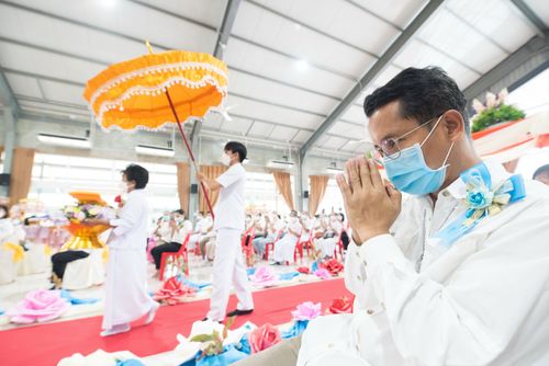 ภาพ No.38395:พิธีทอดกฐินบรมจักรพรรดิ  ณ ศูนย์อบรมเยาวชนคลองหลวง