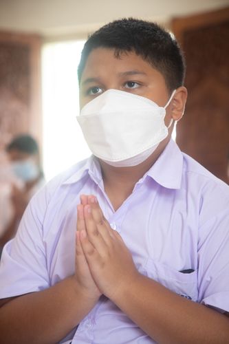 ภาพ No.38806:พิธีทอดกฐิน สัมฤทธิ์เด็กดี V-Star โรงเรียนยุวศึกษา