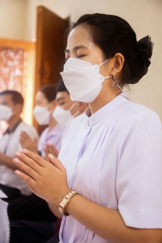 ภาพ No.38813:พิธีทอดกฐิน สัมฤทธิ์เด็กดี V-Star โรงเรียนยุวศึกษา