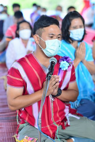 ภาพ No.39241:พิธีทอดกฐินเพื่อสร้างอาคารปฏิบัติธรรม สถานปฏิบัติธรรมฟ้าริมเงา