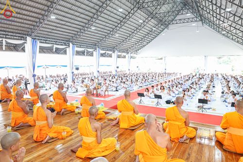 ภาพ No.327148:วันศุกร์ที่ 1 พฤษภาคม พ.ศ.2569 พิธีทอดผ้าป่า โปรยรัตนชาติ ตอกเสาเข็มมงคลต้นแรก สถาปนา “องค์พระเจดีย์เพื่อสร้างสันติภาพโลก” (แห่งแรกของภาคอีสาน) ณ ธุดงคสถานอำนาจเจริญ  อ.เมือง จ.อำนาจเจริญ