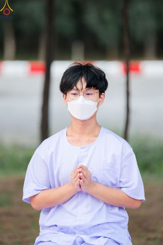 ภาพ No.82554:พิธีตัดปอยผมและปลงผมนาคธรรมทายาท ในโครงการอุปสมบทหมู่ธรรมทายาทพุทธศาสตร์สากล รุ่นที่ 7 (ภาคฤดูฝน) วันอาทิตย์ที่ 11 มิถุนายน พ.ศ. 2566 ณ  วัดพระธรรมกาย