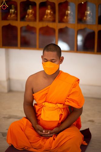 ภาพ No.79995:สามเณรฟังธรรม ปฎิบัติธรรม ในโครงการบรรพชาสามเณรหมู่ ประเทศเนปาล วันที่ 20 มีนาคม พ.ศ.2566