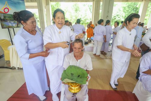 ภาพ No.340037:วันอาทิตย์ ที่ 19 กรกฎาคม 2569 พิธีตัดปอยผมนาคธรรมทายาทโครงการอุปสมบทรุ่นเข้าพรรษาประจำปี2569  ณ ธุดงคสถานพิษณุโลก อ.วังทอง จ.พิษณุโลก