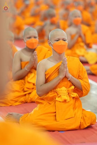 ภาพ No.79922:พิธีขอบรรพชา , พิธีคล้องอังสะ พิธีขอสรณคมน์และศีล , พิธีขอนิสสัย ในโครงการบรรพชาสามเณรฟื้นฟูพระพุทธศาสนาทั่วไทย วันเสาร์ที่ 8 เมษายน พ.ศ.2566