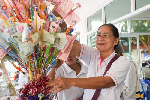 ภาพ No.106388:พิธีทอดผ้าป่าทำนุบำรุงศาสนสถาน ณ วัดสองพี่น้อง ต.ต้นตาล  อ.สองพี่น้อง จ.สุพรรณบุรี วันที่ 5 มกราคม พ.ศ.2567