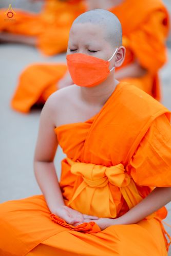 ภาพ No.79956:พิธีขอบรรพชา , พิธีคล้องอังสะ พิธีขอสรณคมน์และศีล , พิธีขอนิสสัย ในโครงการบรรพชาสามเณรฟื้นฟูพระพุทธศาสนาทั่วไทย วันเสาร์ที่ 8 เมษายน พ.ศ.2566