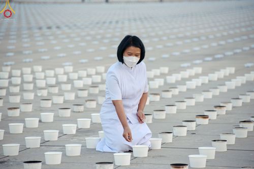 ภาพ No.45057:ประมวลภาพพิธีจุดประทีป​ วันคุ้ม​ครองโลก ณ วัดพระธรรมกาย