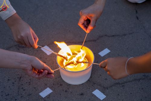 ภาพ No.45060:ประมวลภาพพิธีจุดประทีป​ วันคุ้ม​ครองโลก ณ วัดพระธรรมกาย