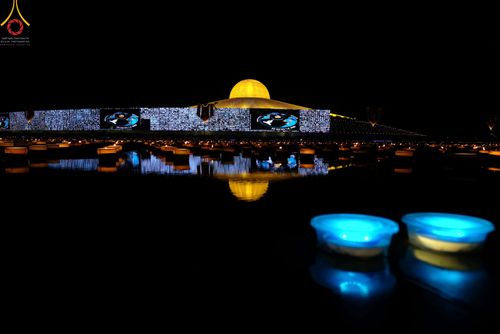 ภาพ No.45082:ประมวลภาพพิธีจุดประทีป​ วันคุ้ม​ครองโลก ณ วัดพระธรรมกาย