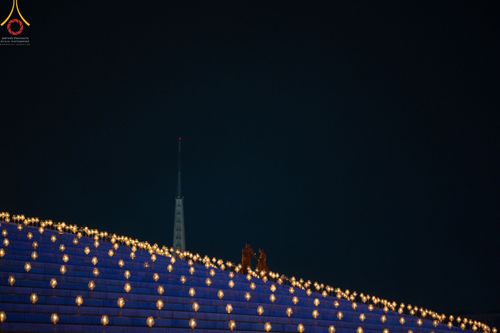 ภาพ No.45085:ประมวลภาพพิธีจุดประทีป​ วันคุ้ม​ครองโลก ณ วัดพระธรรมกาย