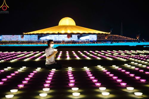 ภาพ No.45114:ประมวลภาพพิธีจุดประทีป​ วันคุ้ม​ครองโลก ณ วัดพระธรรมกาย