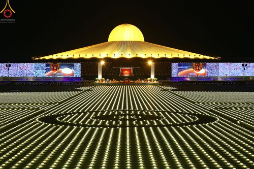 ภาพ No.45111:ประมวลภาพพิธีจุดประทีป​ วันคุ้ม​ครองโลก ณ วัดพระธรรมกาย