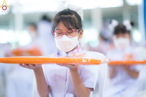 ประมวลภาพพิธีทอดผ้าป่าสมทบกฐิน ครั้งที่ 1 เนื่องในวันธรรมชัย พุทธศักราช 2565