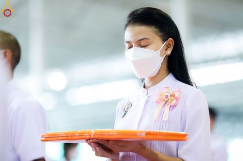 ภาพ No.50346:ประมวลภาพพิธีทอดผ้าป่าสมทบกฐิน ครั้งที่ 1 เนื่องในวันธรรมชัย พุทธศักราช 2565