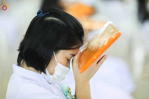 ภาพ No.50354:ประมวลภาพพิธีทอดผ้าป่าสมทบกฐิน ครั้งที่ 1 เนื่องในวันธรรมชัย พุทธศักราช 2565