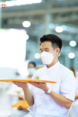 ภาพ No.50348:ประมวลภาพพิธีทอดผ้าป่าสมทบกฐิน ครั้งที่ 1 เนื่องในวันธรรมชัย พุทธศักราช 2565