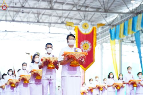 ภาพ No.50353:ประมวลภาพพิธีทอดผ้าป่าสมทบกฐิน ครั้งที่ 1 เนื่องในวันธรรมชัย พุทธศักราช 2565