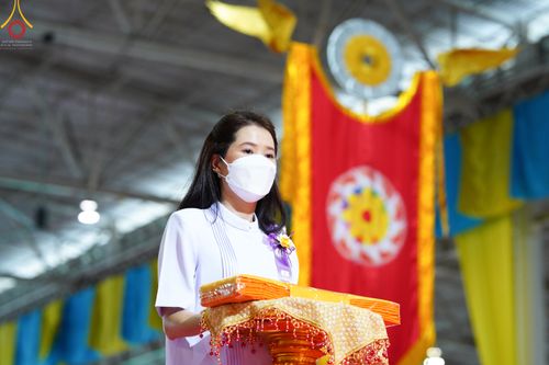 ภาพ No.50356:ประมวลภาพพิธีทอดผ้าป่าสมทบกฐิน ครั้งที่ 1 เนื่องในวันธรรมชัย พุทธศักราช 2565