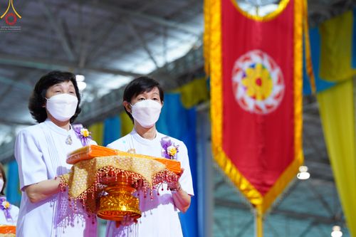 ภาพ No.50359:ประมวลภาพพิธีทอดผ้าป่าสมทบกฐิน ครั้งที่ 1 เนื่องในวันธรรมชัย พุทธศักราช 2565