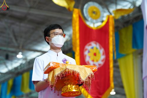 ภาพ No.50367:ประมวลภาพพิธีทอดผ้าป่าสมทบกฐิน ครั้งที่ 1 เนื่องในวันธรรมชัย พุทธศักราช 2565