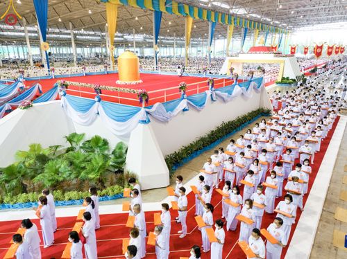 ภาพ No.50362:ประมวลภาพพิธีทอดผ้าป่าสมทบกฐิน ครั้งที่ 1 เนื่องในวันธรรมชัย พุทธศักราช 2565