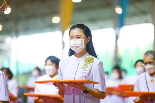 ภาพ No.50371:ประมวลภาพพิธีทอดผ้าป่าสมทบกฐิน ครั้งที่ 1 เนื่องในวันธรรมชัย พุทธศักราช 2565