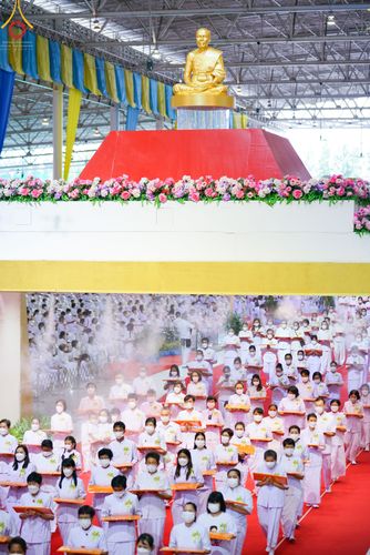 ภาพ No.50369:ประมวลภาพพิธีทอดผ้าป่าสมทบกฐิน ครั้งที่ 1 เนื่องในวันธรรมชัย พุทธศักราช 2565