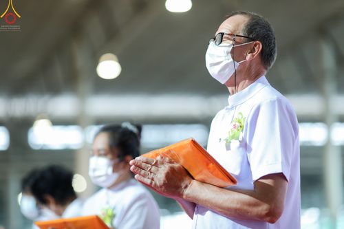 ภาพ No.50376:ประมวลภาพพิธีทอดผ้าป่าสมทบกฐิน ครั้งที่ 1 เนื่องในวันธรรมชัย พุทธศักราช 2565