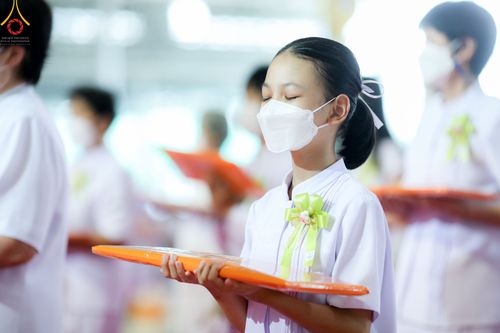 ภาพ No.50381:ประมวลภาพพิธีทอดผ้าป่าสมทบกฐิน ครั้งที่ 1 เนื่องในวันธรรมชัย พุทธศักราช 2565