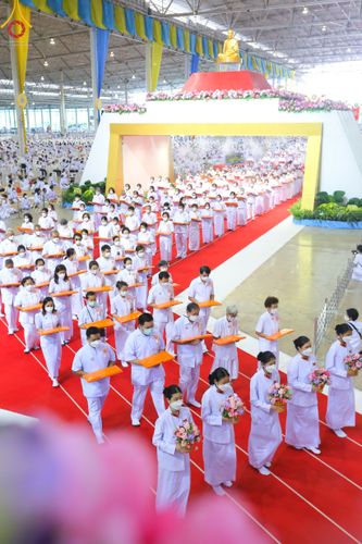 ภาพ No.50400:ประมวลภาพพิธีทอดผ้าป่าสมทบกฐิน ครั้งที่ 1 เนื่องในวันธรรมชัย พุทธศักราช 2565