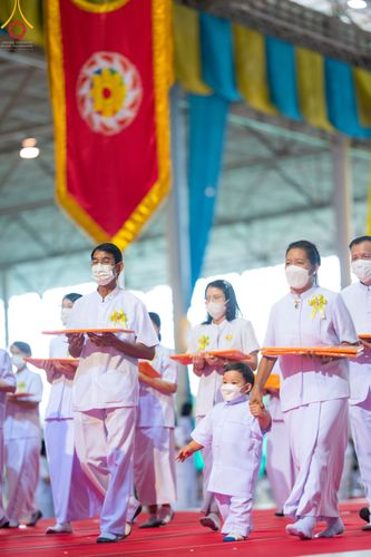 ภาพ No.50404:ประมวลภาพพิธีทอดผ้าป่าสมทบกฐิน ครั้งที่ 1 เนื่องในวันธรรมชัย พุทธศักราช 2565