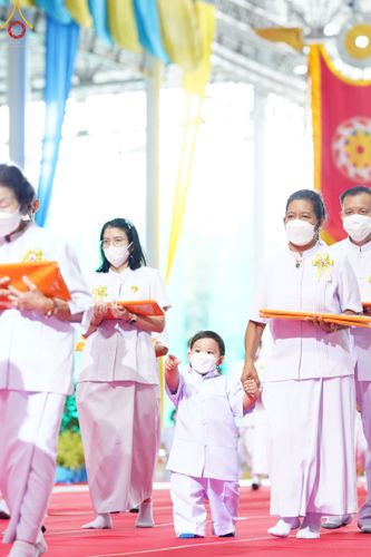 ภาพ No.50402:ประมวลภาพพิธีทอดผ้าป่าสมทบกฐิน ครั้งที่ 1 เนื่องในวันธรรมชัย พุทธศักราช 2565