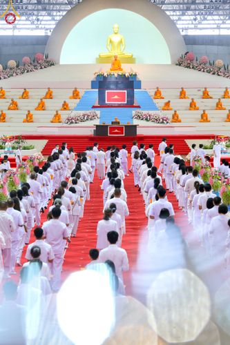 ภาพ No.50406:ประมวลภาพพิธีทอดผ้าป่าสมทบกฐิน ครั้งที่ 1 เนื่องในวันธรรมชัย พุทธศักราช 2565