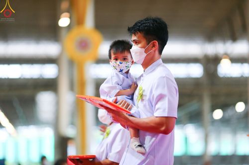 ภาพ No.50403:ประมวลภาพพิธีทอดผ้าป่าสมทบกฐิน ครั้งที่ 1 เนื่องในวันธรรมชัย พุทธศักราช 2565