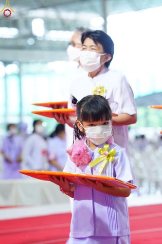 ภาพ No.50405:ประมวลภาพพิธีทอดผ้าป่าสมทบกฐิน ครั้งที่ 1 เนื่องในวันธรรมชัย พุทธศักราช 2565