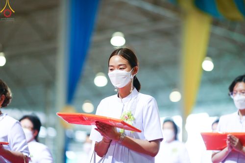 ภาพ No.50408:ประมวลภาพพิธีทอดผ้าป่าสมทบกฐิน ครั้งที่ 1 เนื่องในวันธรรมชัย พุทธศักราช 2565