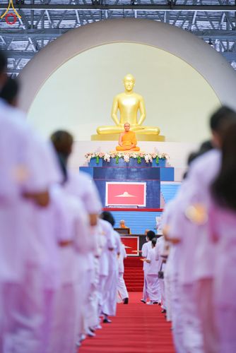 ภาพ No.50409:ประมวลภาพพิธีทอดผ้าป่าสมทบกฐิน ครั้งที่ 1 เนื่องในวันธรรมชัย พุทธศักราช 2565