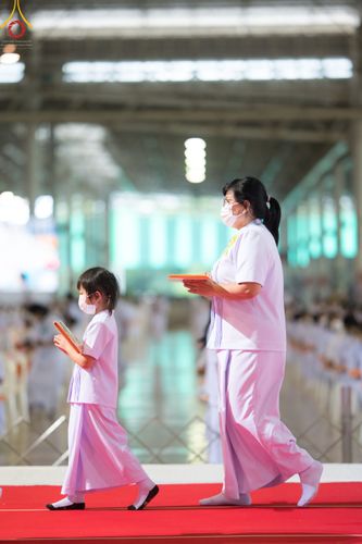 ภาพ No.50411:ประมวลภาพพิธีทอดผ้าป่าสมทบกฐิน ครั้งที่ 1 เนื่องในวันธรรมชัย พุทธศักราช 2565