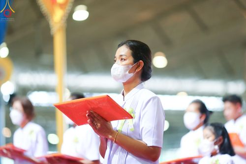 ภาพ No.50420:ประมวลภาพพิธีทอดผ้าป่าสมทบกฐิน ครั้งที่ 1 เนื่องในวันธรรมชัย พุทธศักราช 2565