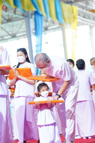 ภาพ No.50419:ประมวลภาพพิธีทอดผ้าป่าสมทบกฐิน ครั้งที่ 1 เนื่องในวันธรรมชัย พุทธศักราช 2565